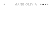 Tablet Screenshot of janeolivia.com